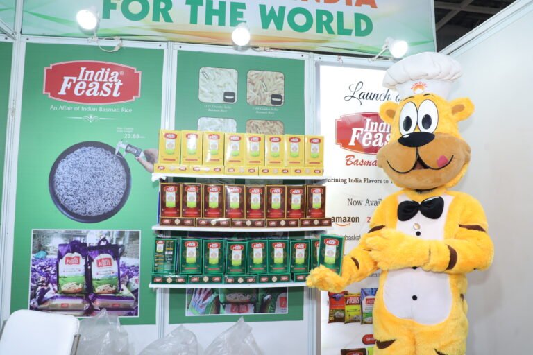 Indiafeast Millers at Indus Food 2025, India Expo Centre, Greater Noida – basmati rice exporter from India meeting importers
