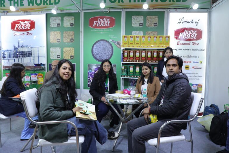 Indiafeast Millers at Indus Food 2025, India Expo Centre, Greater Noida – basmati rice exporter from India meeting importers