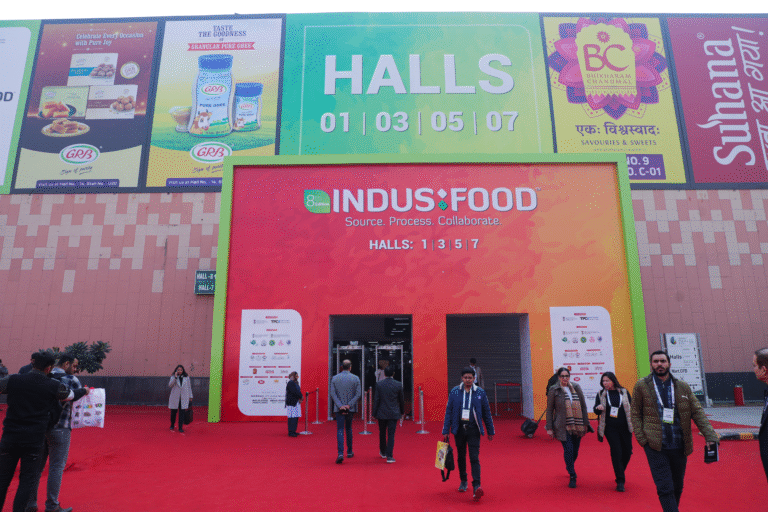 Indiafeast Millers at Indus Food 2025, India Expo Centre, Greater Noida – basmati rice exporter from India meeting importers