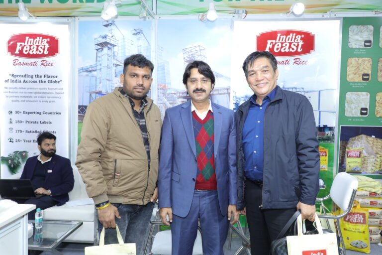 Indiafeast Millers at Indus Food 2025, India Expo Centre, Greater Noida – basmati rice exporter from India meeting importers