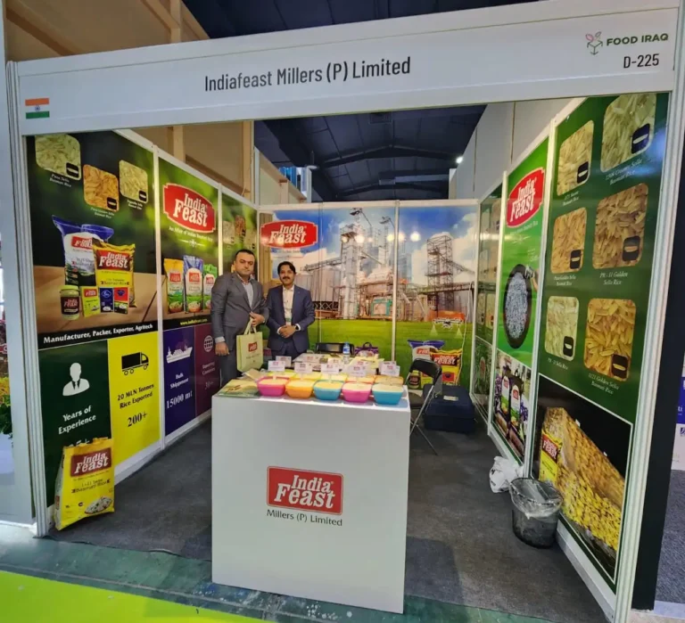 Indiafeast Millers at AgroPack Iraq 2024, Iraq – basmati rice exporter from India