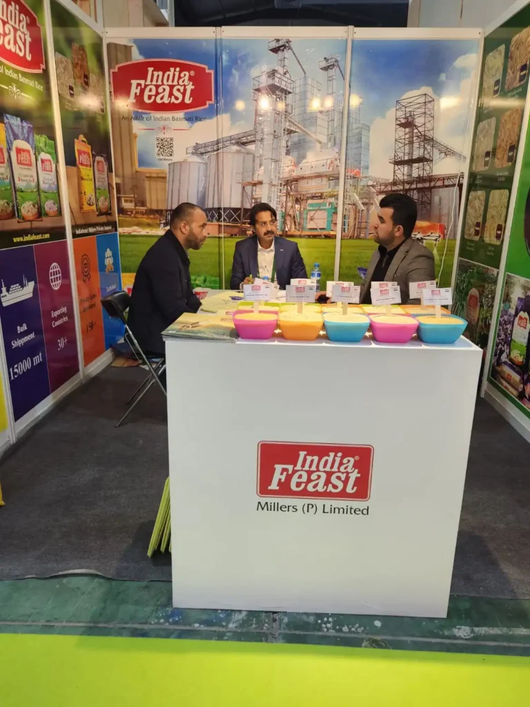 Indiafeast Millers at AgroPack Iraq 2024, Iraq – basmati rice exporter from India