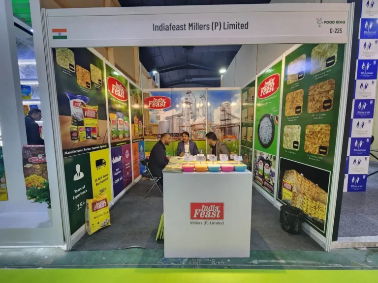 Indiafeast Millers at AgroPack Iraq 2024, Iraq – basmati rice exporter from India