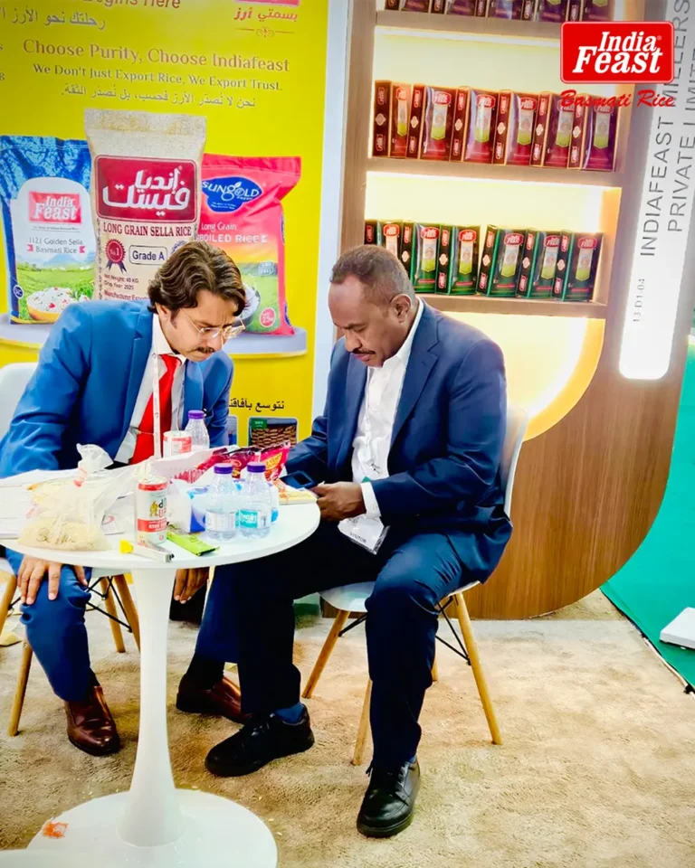 Indiafeast Millers at Saudi Food Show 2026, Riyadh, Saudi Arabia – basmati rice exporter from India
