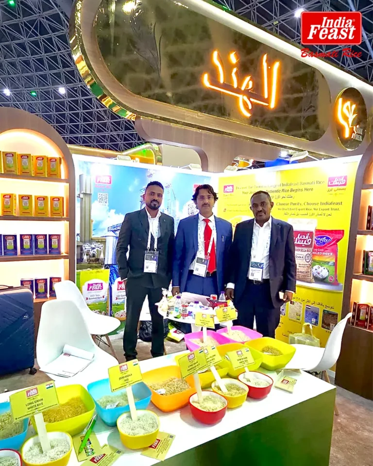 Indiafeast Millers at Saudi Food Show 2026, Riyadh, Saudi Arabia – basmati rice exporter from India