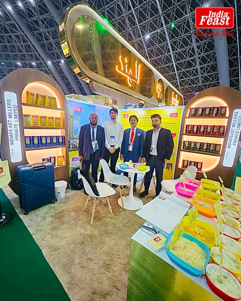 Indiafeast Millers at Saudi Food Show 2026, Riyadh, Saudi Arabia – basmati rice exporter from India