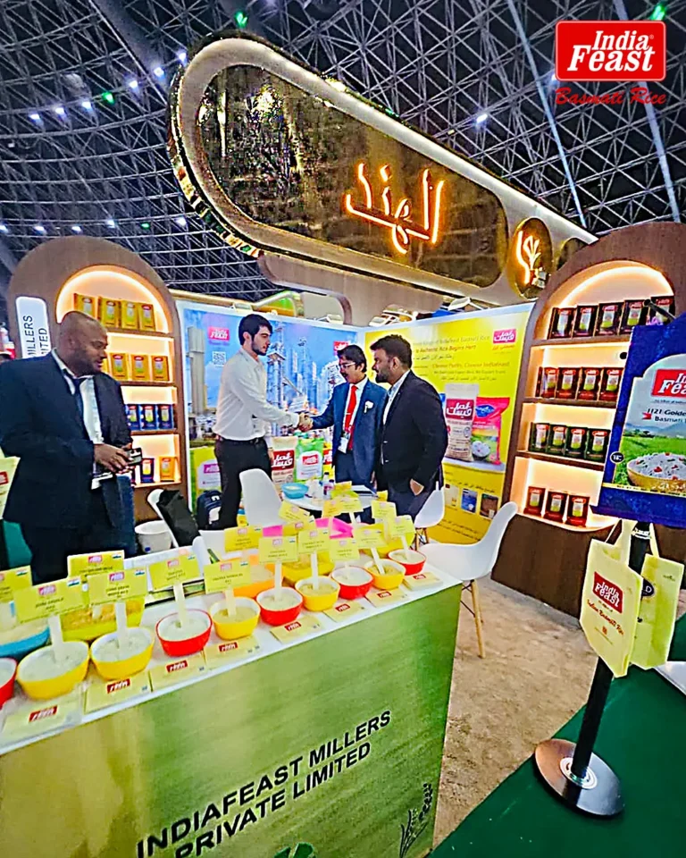 Indiafeast Millers at Saudi Food Show 2026, Riyadh, Saudi Arabia – basmati rice exporter from India